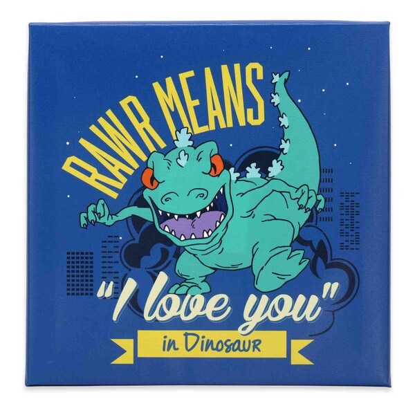 Rugrats Reptar Rawr Means I Love You Canvas Wall Decor Open Road